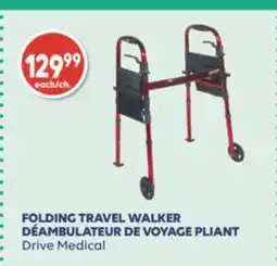 Wellwise by Shoppers Drive Medical DÉAMBULATEUR DE VOYAGE PLIANT offer