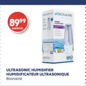 Wellwise by Shoppers Bionaire HUMIDIFICATEUR ULTRASONIQUE offer