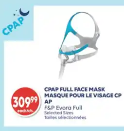 Wellwise by Shoppers F&P Evora Full Masque Pour Le Visage CPAP offer