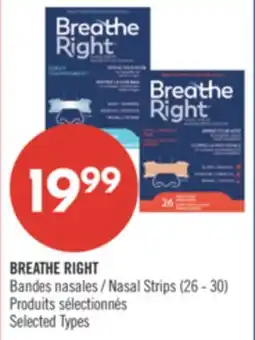 Pharmaprix BREATHE RIGHT Nasal Strips (26 - 30) offer