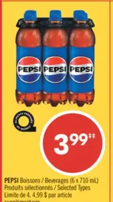 Pharmaprix PEPSI Beverages offer