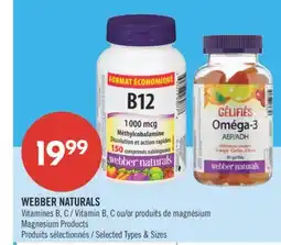 Pharmaprix WEBBER NATURALS Vitamin B, C Magnesium Products offer