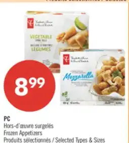 Pharmaprix PC Frozen Appetizers offer