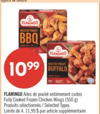 Pharmaprix FLAMINGO Fully Cooked Frozen Chicken Wings offer