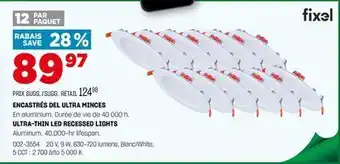 BMR ENCASTRÉS DEL ULTRA MINCES offer