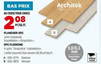 BMR PLANCHER SPC offer