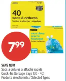 Pharmaprix NO NAME Quick-Tie Garbage Bags (30 - 40) offer