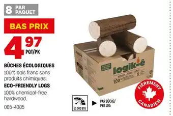 BMR BÛCHES ÉCOLOGIQUES offer