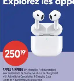 Pharmaprix APPLE AIRPODS 4th Generation) offer