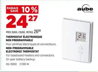 BMR THERMOSTAT ÉLECTRONIQUE NON PROGRAMMABLE offer