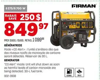 BMR GÉNÉRATRICE offer