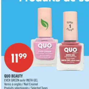 Pharmaprix QUO BEAUTY EVER GREEN or INSTA GEL Nail Enamel offer