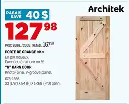 BMR PORTE DE GRANGE K offer