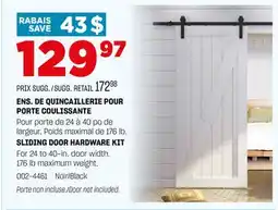 BMR ENS. DE QUINCAILLERIE POUR PORTE COULISSANTE offer