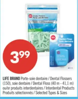 Pharmaprix Dental Flossers (150), Dental Floss (40 m - 41.1 m) or Interdental Products offer