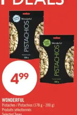 Pharmaprix WONDERFUL Pistachios offer