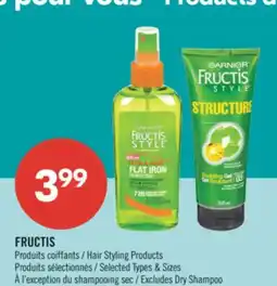 Pharmaprix FRUCTIS Hair Styling Products offer