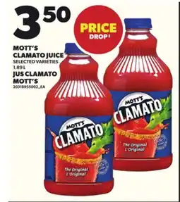 Independent City Market MOTT'S CLAMATO JUICE, 1.89 L offer