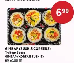 Kim Phat Traiteur Soora GIMBAP (KOREAN SUSHIS) offer