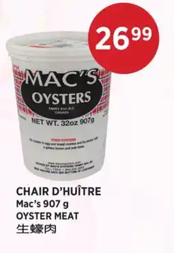 Kim Phat Mac's OYSTER MEAT offer