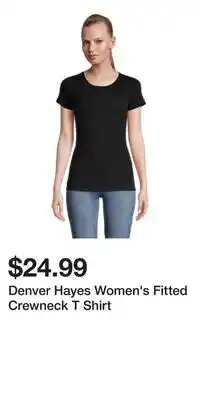 Mark's Denver Hayes Women's Fitted Crewneck T Shirt offer