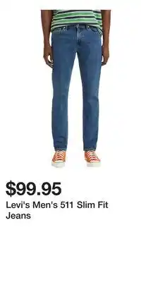 Mark's Levi's Men's 511 Slim Fit Jeans offer