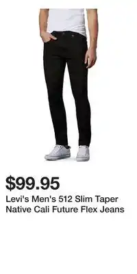 Mark's Levi's Men's 512 Slim Taper Native Cali Future Flex Jeans offer