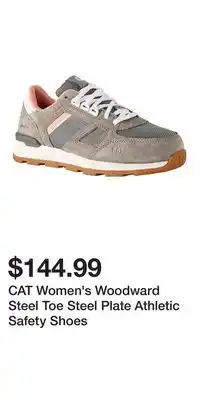 Mark's CAT Women's Woodward Steel Toe Steel Plate Athletic Safety Shoes offer