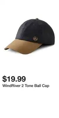 Mark's WindRiver 2 Tone Ball Cap offer