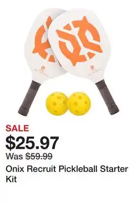 TSC Stores Onix Recruit Pickleball Starter Kit offer