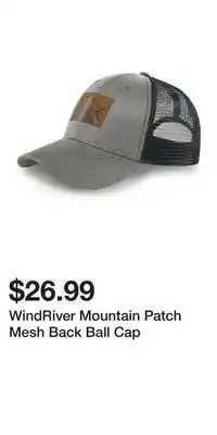 Mark's WindRiver Mountain Patch Mesh Back Ball Cap offer