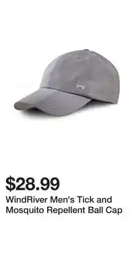 Mark's WindRiver Men's Tick and Mosquito Repellent Ball Cap offer