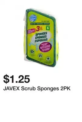 Dollarama JAVEX Scrub Sponges 2PK offer