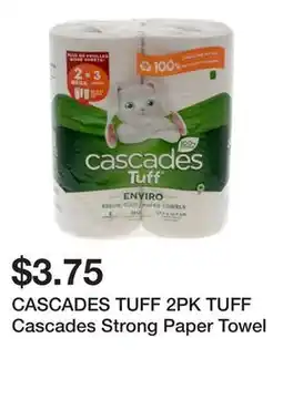 Dollarama CASCADES TUFF 2PK TUFF Cascades Strong Paper Towel offer