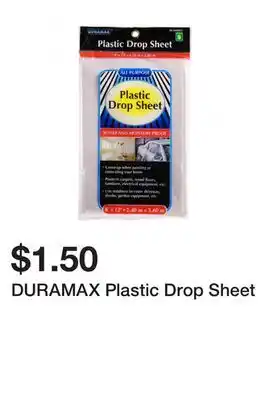 Dollarama DURAMAX Plastic Drop Sheet offer