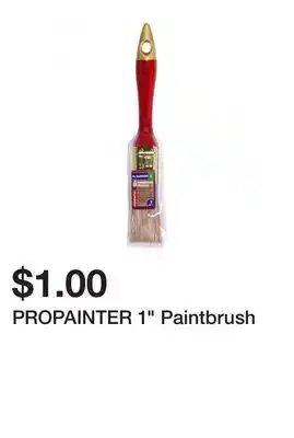 Dollarama PROPAINTER 1 Paintbrush offer