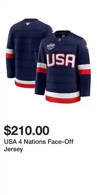 Sport Chek USA 4 Nations Face-Off Jersey offer