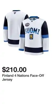 Sport Chek Finland 4 Nations Face-Off Jersey offer