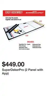 Sport Chek SuperDekerPro (2 Panel with App) offer