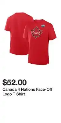 Sport Chek Canada 4 Nations Face-Off Logo T Shirt offer