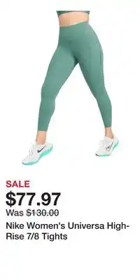 Sport Chek Nike Women's Universa High-Rise 7/8 Tights offer