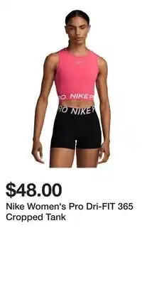 Sport Chek Nike Women's Pro Dri-FIT 365 Cropped Tank offer