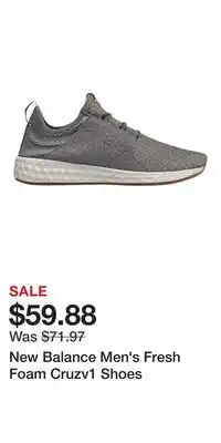 Sport Chek New Balance Men's Fresh Foam Cruzv1 Shoes offer