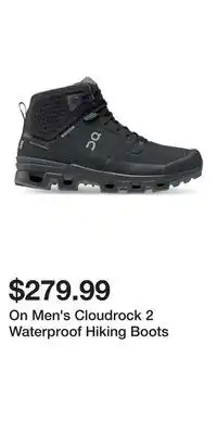 Sport Chek On Men's Cloudrock 2 Waterproof Hiking Boots offer