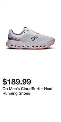 Sport Chek On Men's CloudSurfer Next Running Shoes offer