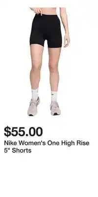 Sport Chek Nike Women's One High Rise 5 Shorts offer