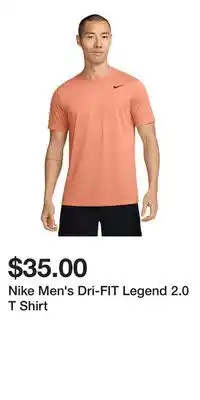 Sport Chek Nike Men's Dri-FIT Legend 2.0 T Shirt offer