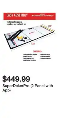 Sport Chek SuperDekerPro (2 Panel with App) offer