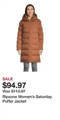 Sport Chek Ripzone Women's Saturday Puffer Jacket offer