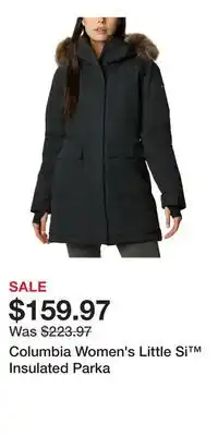 Sport Chek Columbia Women's Little Si Insulated Parka offer